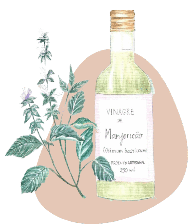 Vinagre de Manjericão - 250ml